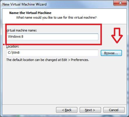 virtual Windows 8 su macchina virtuale