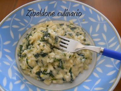 Risotto agli spinaci