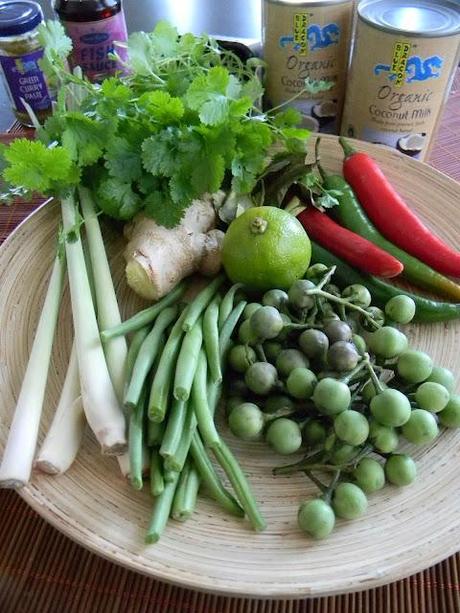 Pollo al Curry Verde