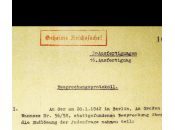 Protocollo della riunione segreta cui, gennaio 1942, decisa ‘soluzione finale’.
