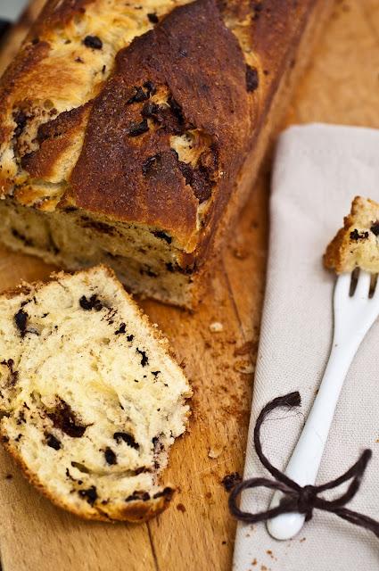 Panbrioche senza impasto con gocce di cioccolato