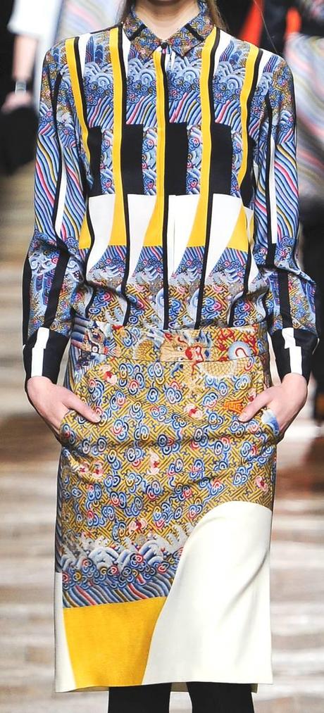 GRANDE GUSTO NELLE STAMPE DELLA COLLEZIONE A/I 2012-13 DI DRIES VAN NOTEN