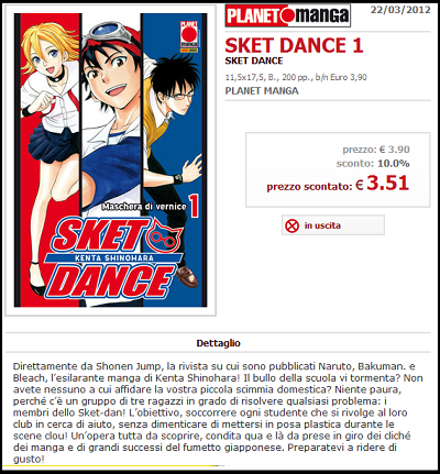 Sket Dance: il nuovo esilerante Manga disponibile dal 22 Marzo