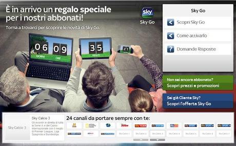 SkyGo : il tuo decoder sempre con te