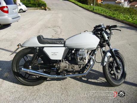 Lefatteincasa 2 : Guzzi V35  by Giuseppe Gio'