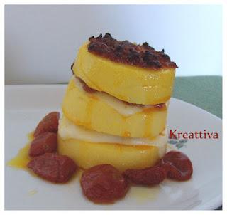 Tortino di polenta piccante