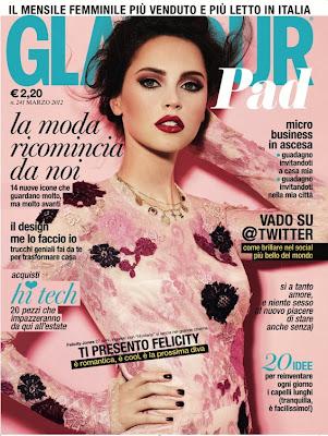 Felicity Jones su Glamour Marzo