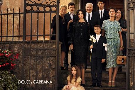 Dolce e Gabbana campagna pubblicitaria pe 2012