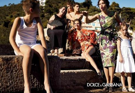Dolce e Gabbana campagna pubblicitaria pe 2012
