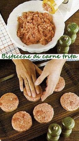 Petronilla: Bistecche di carne trita