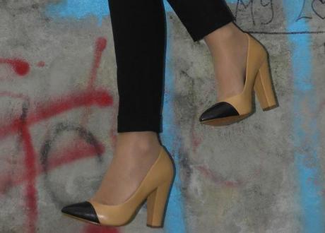 Bicolor heels