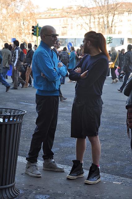 MFW Day 4: Outside Jil Sander