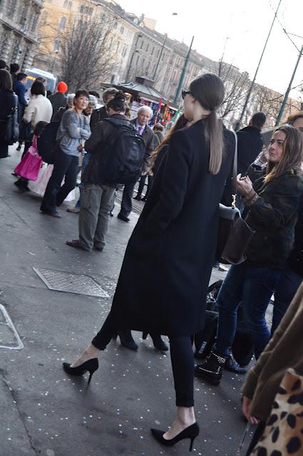 MFW Day 4: Outside Jil Sander