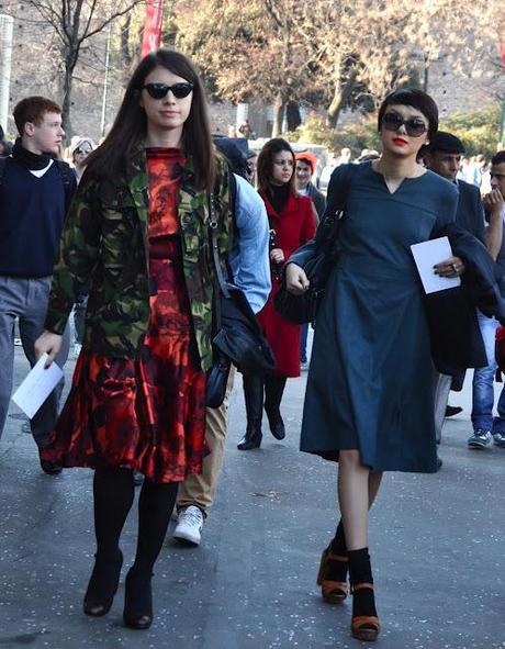 MFW Day 4: Outside Jil Sander