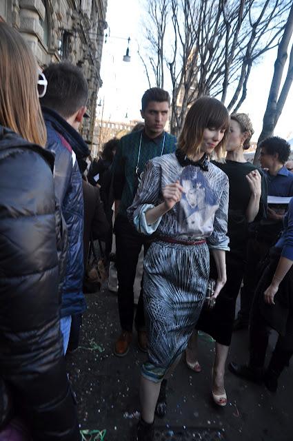 MFW Day 4: Outside Jil Sander