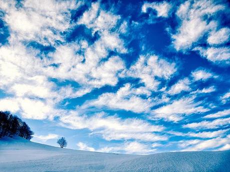 The sky before Prato Nevoso