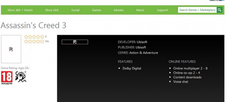 Assassin’s Creed 3 e la cooperativa online