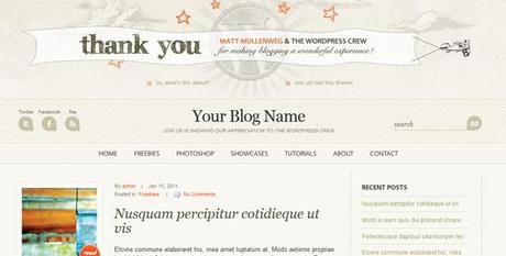 template wordpress free for blog