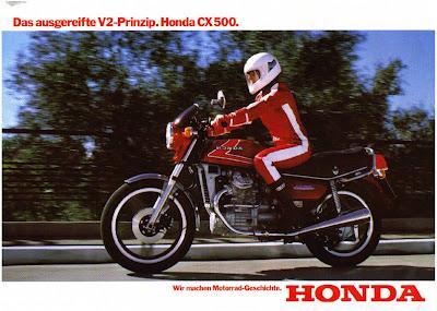 Vintage Brochures: Honda CX 500 1979-1980 (Germany)