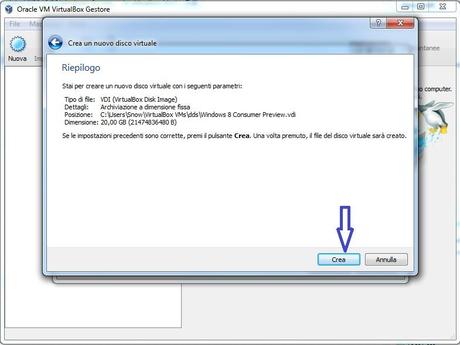 41 Installare Windows 8 Consumer Preview su VirtualBox [Guida]