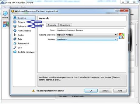 22 Installare Windows 8 Consumer Preview su VirtualBox [Guida]