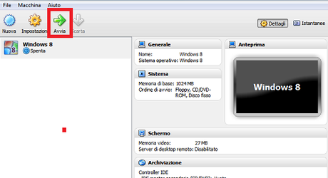 Installare Windows 8 su Virtual Box [Guida]