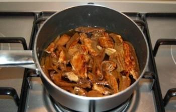 Pollo al forno con patate e funghi porcini - 1