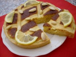 Crostata crema di limone mandorle