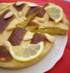 Crostata crema di limone mandorle