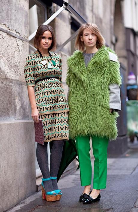 Street style from Paris Fashion Week Fall 2012