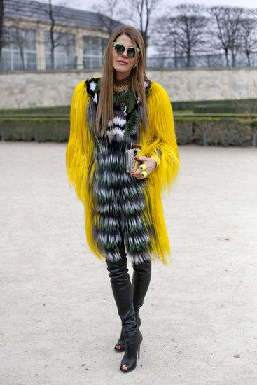 Street style from Paris Fashion Week Fall 2012