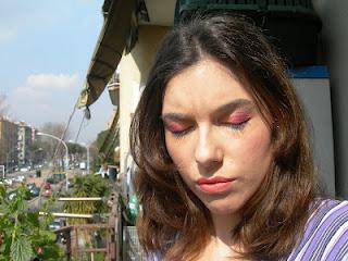 Trucco oro e rosso *_*