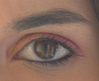 Trucco oro e rosso *_*