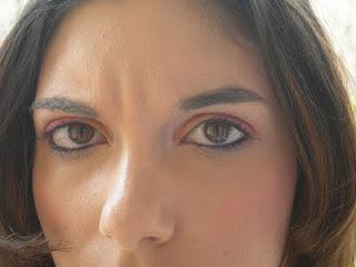 Trucco oro e rosso *_*