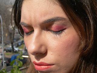 Trucco oro e rosso *_*