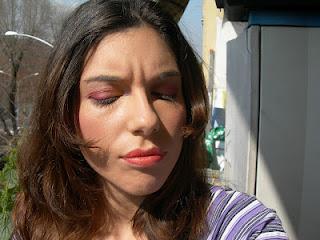 Trucco oro e rosso *_*