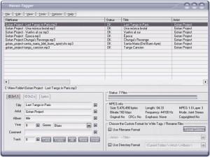 Modifica dei tag dei file audio: Hanso Tagger