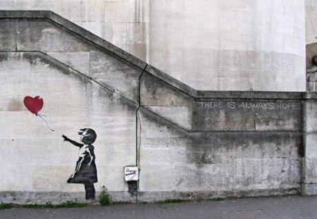 Murales del famoso Banksy