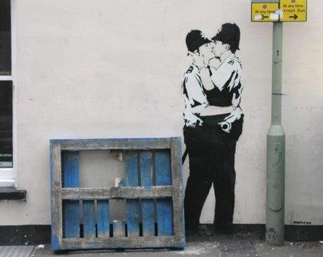 Murales del famoso Banksy