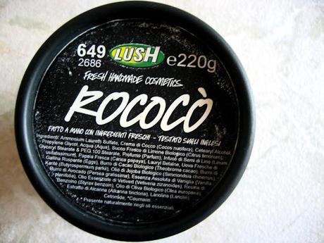 Lush Review. Rococò Shampoo.