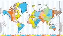 Mappa interattiva dei fusi orari