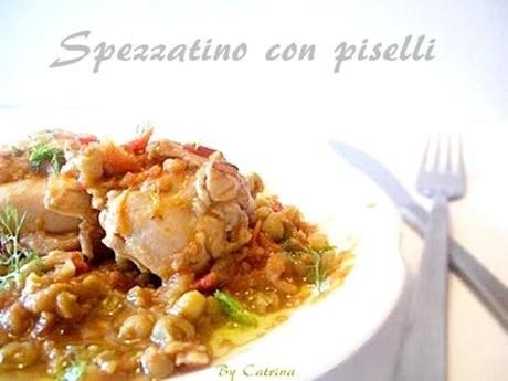 Spezzatino di pollo con piselli