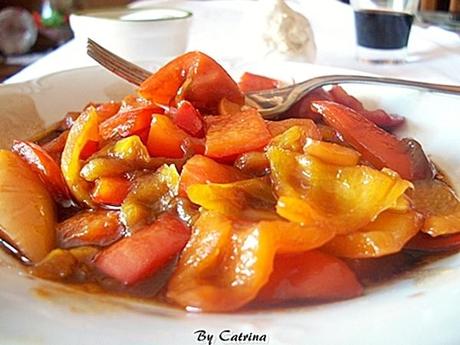 Peperoni in agrodolce