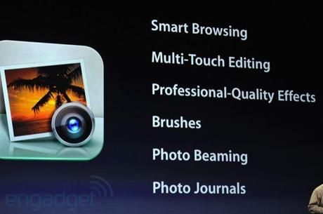 Apple annuncia iPhoto per iPad