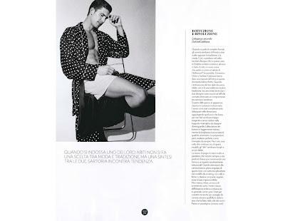 Adam Senn in Dolce & Gabbana su Icon by Panorama Italy