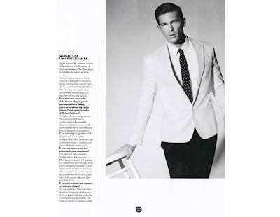 Adam Senn in Dolce & Gabbana su Icon by Panorama Italy