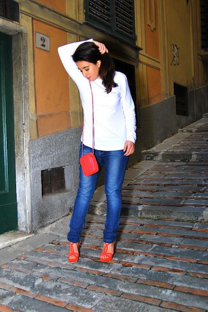 followpix for ANDREA MORANDO - coral Prada