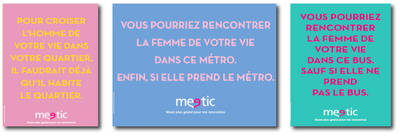 Meetic comunica in Metropolitana... :-)