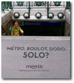 Meetic comunica in Metropolitana... :-)