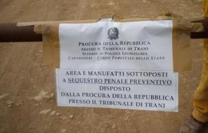 Trani: sequestrata discarica abusiva